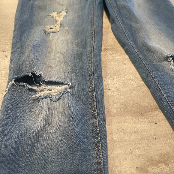 Ripped blue jeans - MANGO - Picture 2 of 8